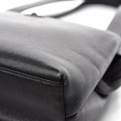 Chanel Caviar Small Shopping Tote Black 9 of 19