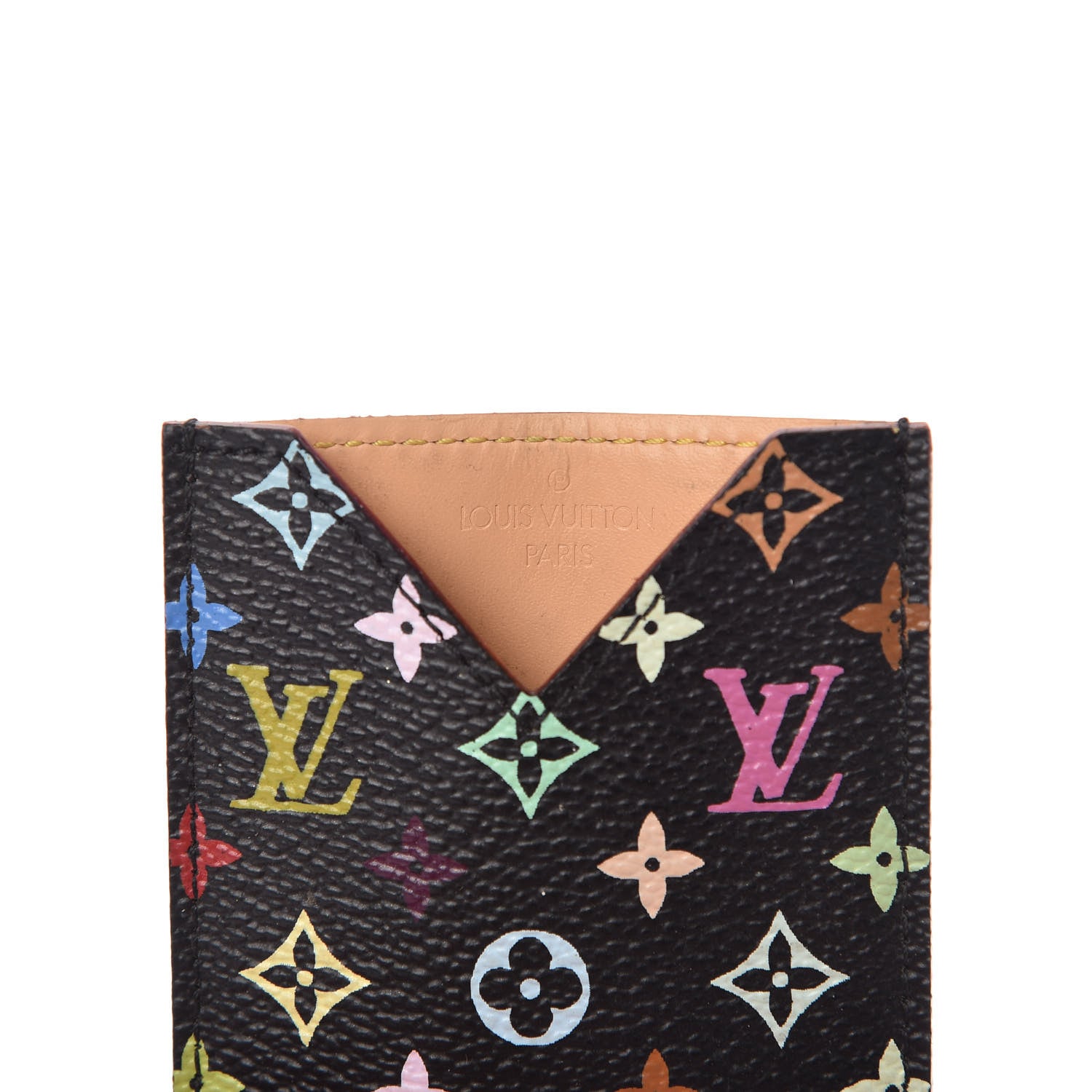 Louis Vuitton Monogram Multicolor Mirror and Case Pouch Black 5 of 6