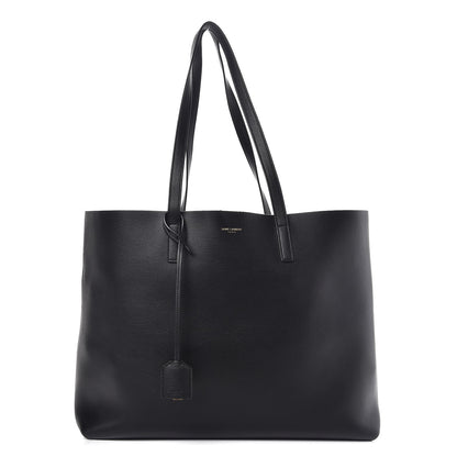 Saint Laurent Calfskin Large Shopping Tote Black 1 of 8