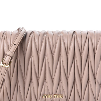 Miu Miu Nappa Matelasse Crossbody Cammeo 8 of 8