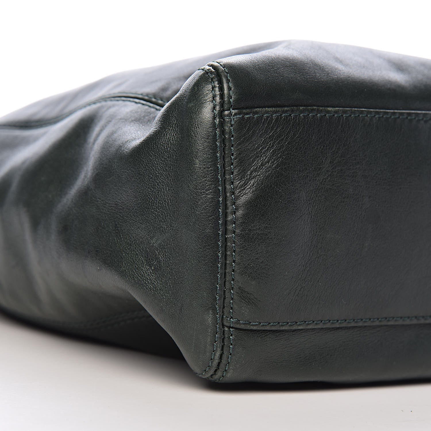 Chanel Lambskin CC Tassel Shoulder Bag Dark Green 9 of 12