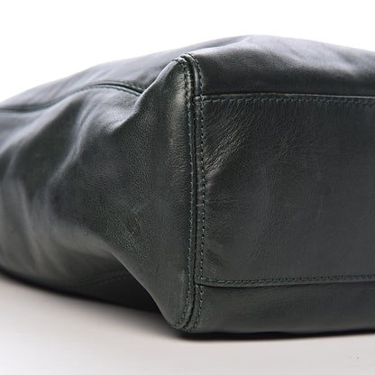 Chanel Lambskin CC Tassel Shoulder Bag Dark Green 9 of 12