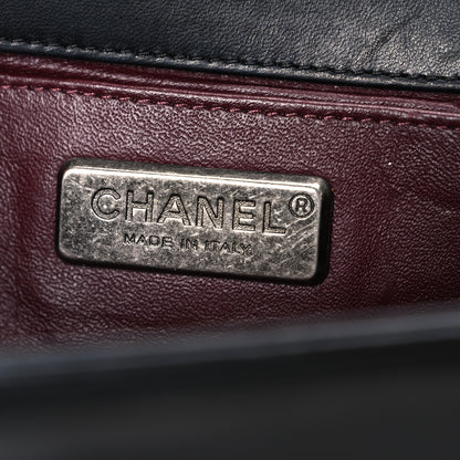 Chanel Goat Hair Medium Celtic Boy Flap Black 6 of 11