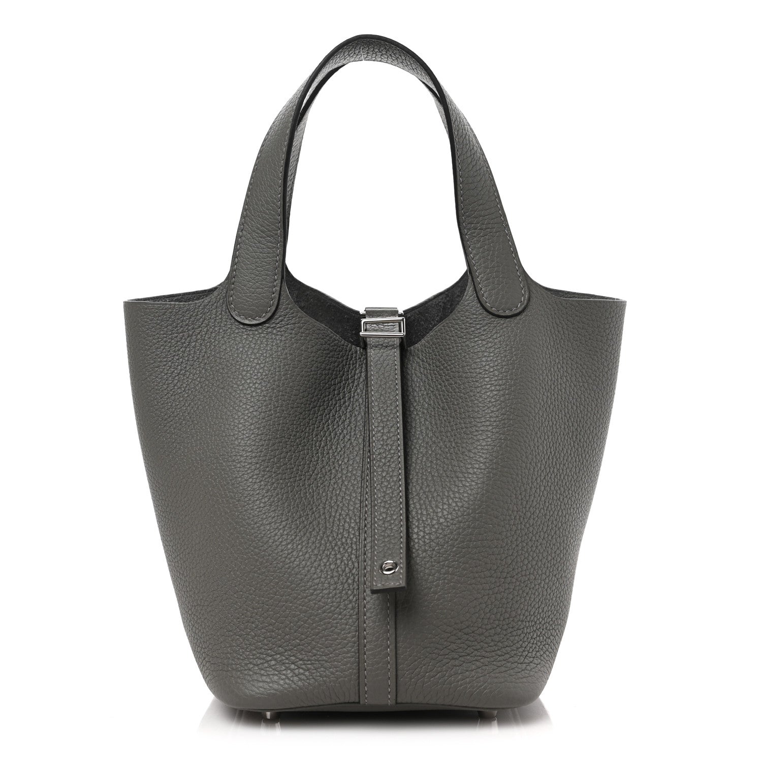 Hermes Taurillon Clemence Picotin Lock 18 PM Etain 1 of 9