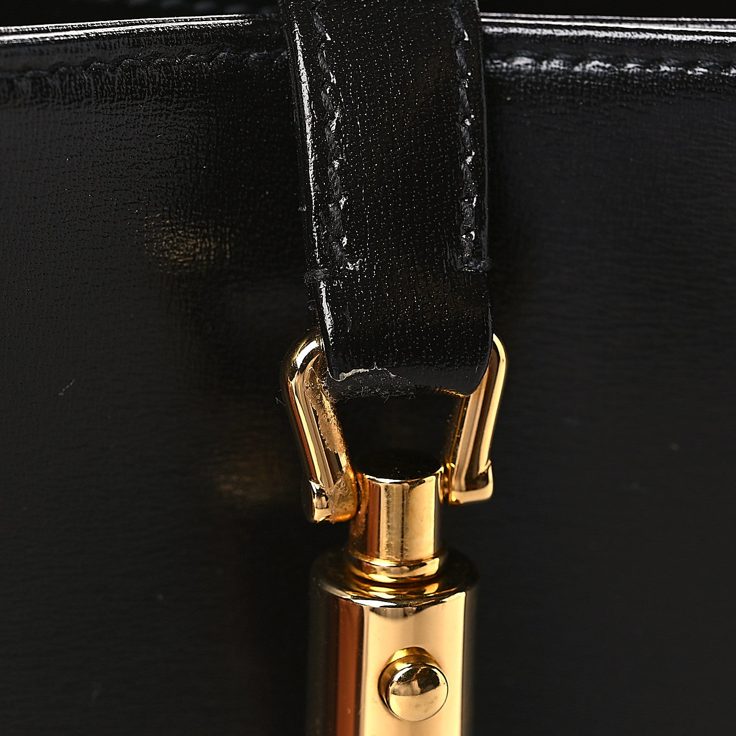 Gucci Boarded Dyana Lux Calfskin Mini Jackie 1961 Hobo Black 9 of 9