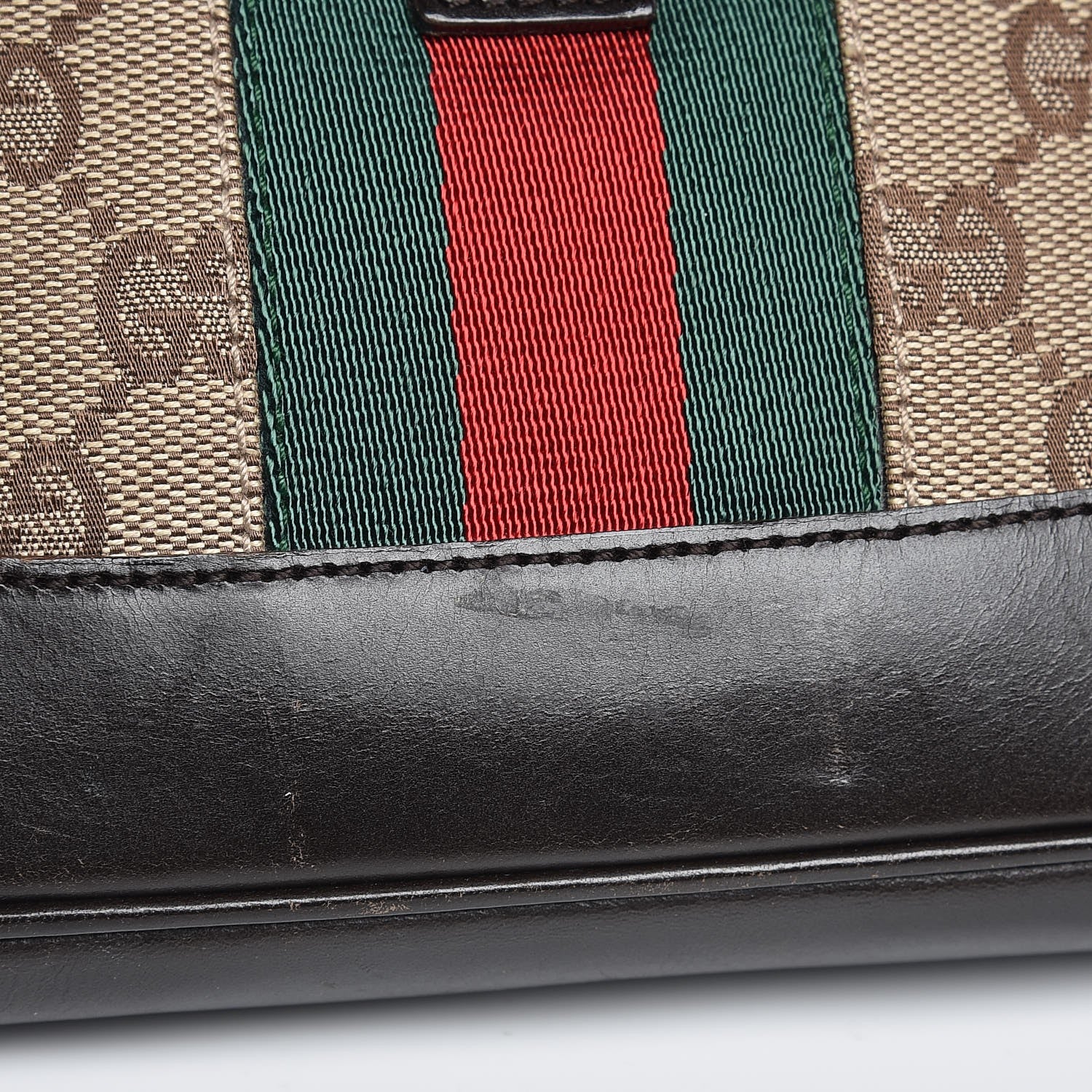 Gucci Monogram Web Jackie O Hobo 10 of 12