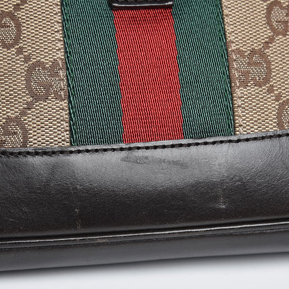 Gucci Monogram Web Jackie O Hobo 10 of 12