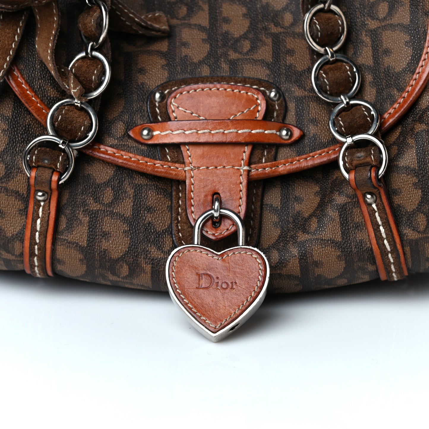 Monogram Romantique Trotter Flap Bag Brown