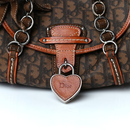 Christian Dior Monogram Romantique Trotter Flap Bag Brown 5 of 6