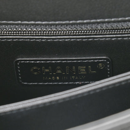 Chanel Calfskin Strass Quilted Mini Coco Handle Flap Black 6 of 9