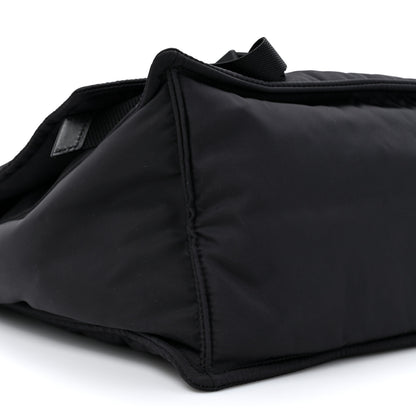Prada Tessuto Nylon Saffiano Logo Messenger Bag Black 9 of 9