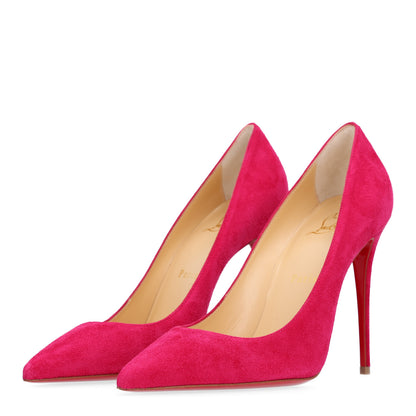 Christian Louboutin Veau Velours Kate Max 100 Pumps 38 Bomba 4 of 10