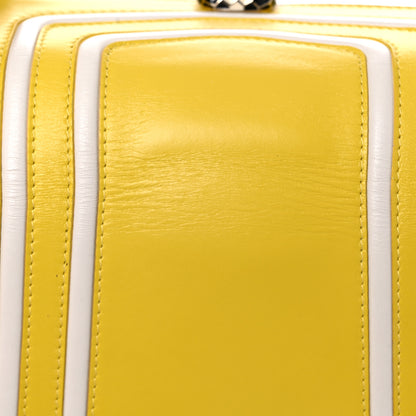 Bulgari Calfskin Serpenti Forever Crossbody Bag Yellow White 10 of 10