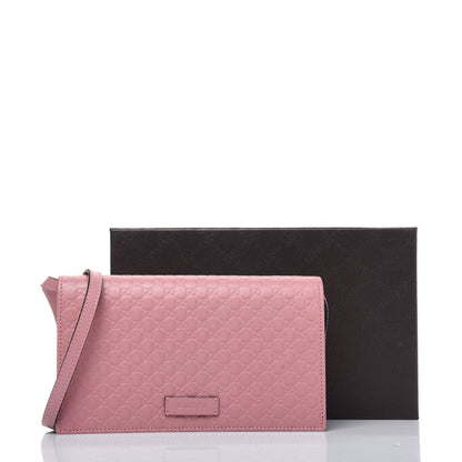 Gucci Microguccissima Crossbody Wallet Soft Pink 10 of 10