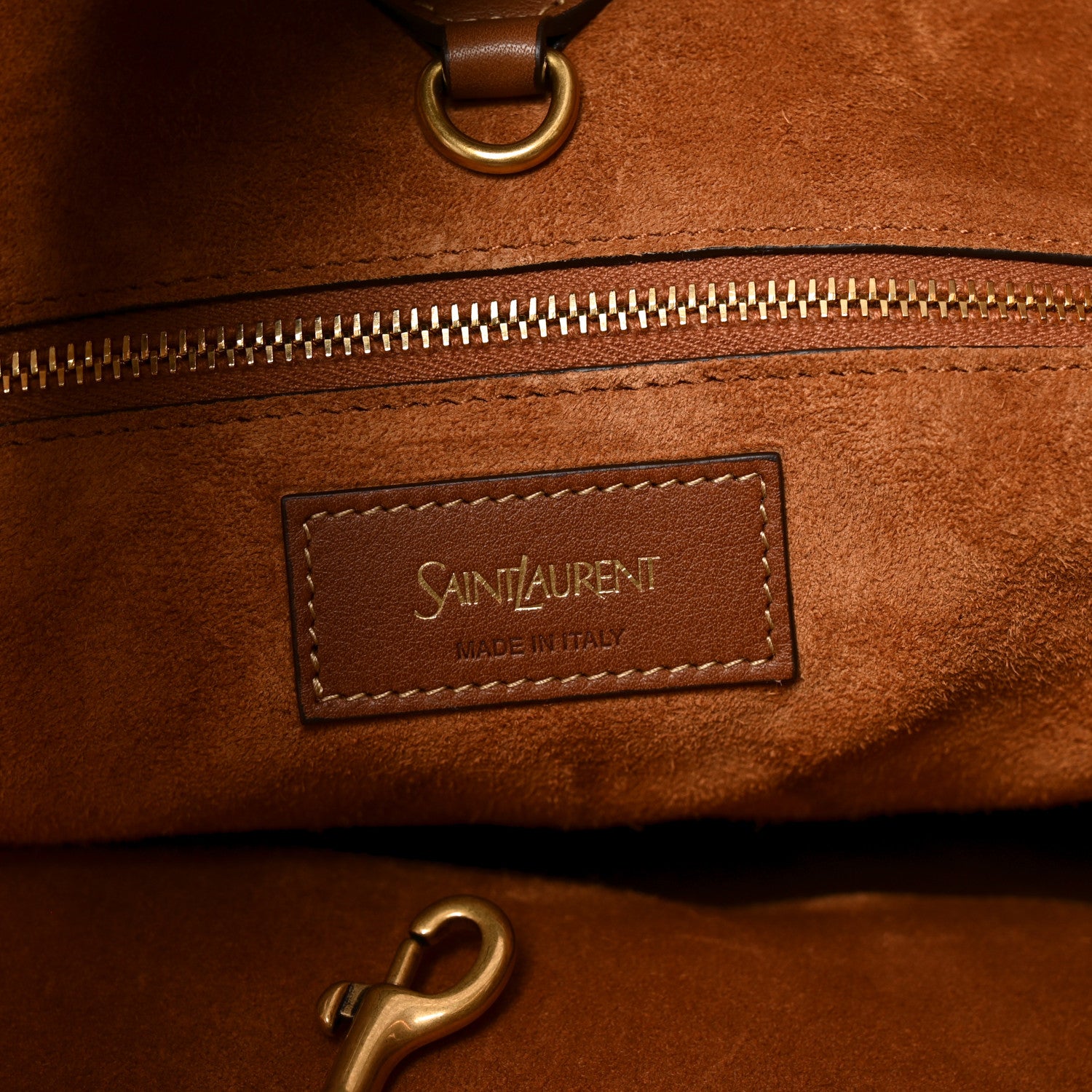 Saint Laurent Calfskin Y Tote Brick 6 of 10