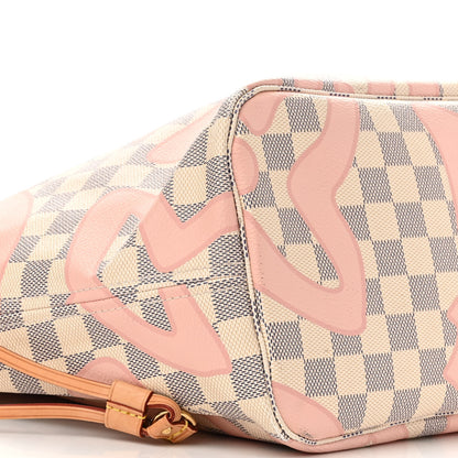 Louis Vuitton Damier Azur Tahitienne Neverfull MM 11 of 14