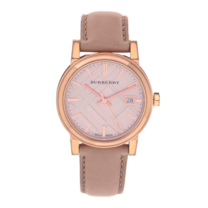 Burberry Stainless Steel Calfskin 33mm The City Quartz Watch Nude BU9109 1 of 5
