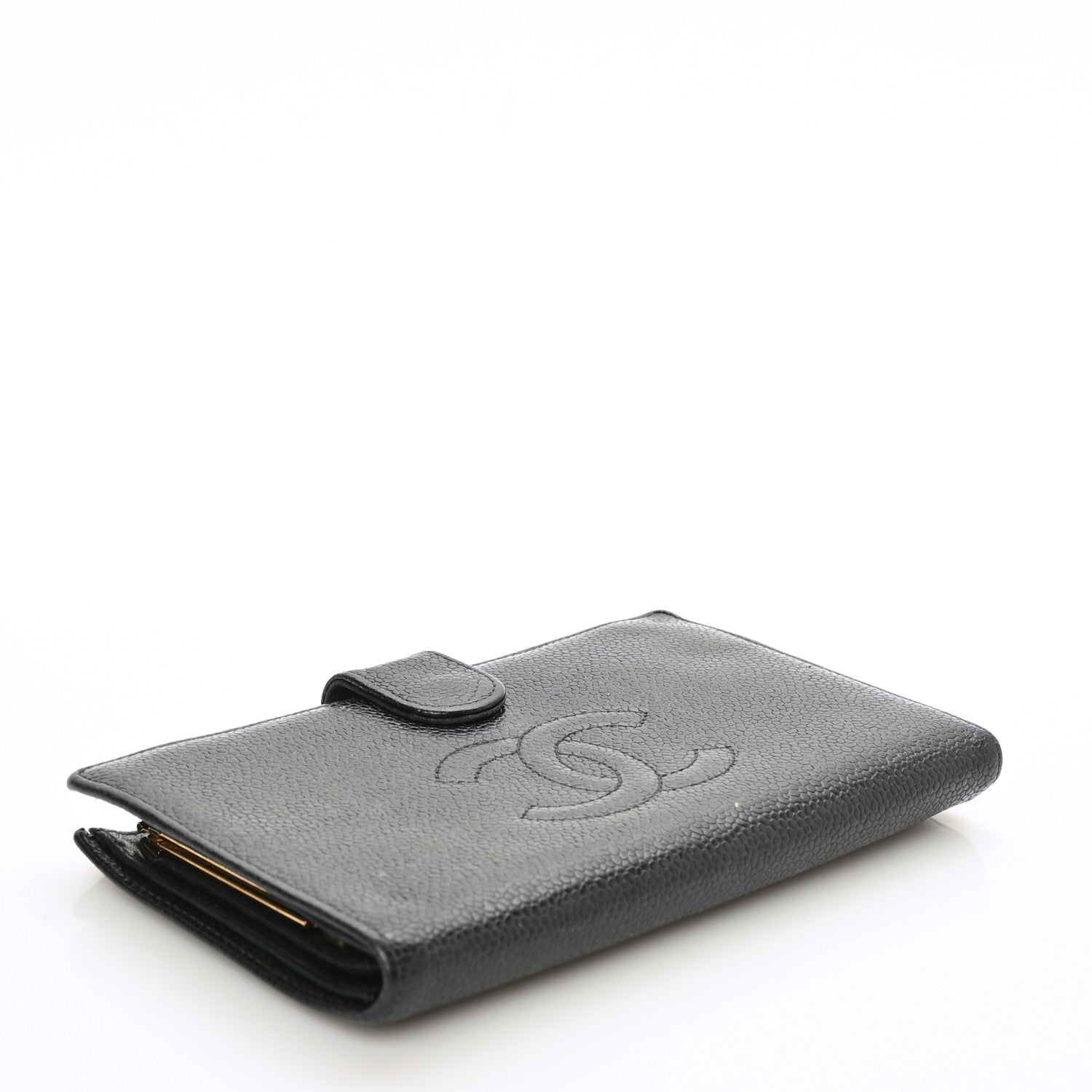 Chanel Caviar Timeless CC French Wallet Black 5 of 8