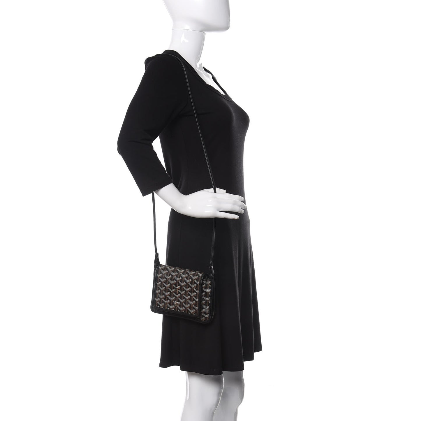 Goyardine Plumet Wallet Clutch Black