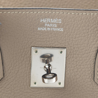 Hermes Togo Birkin 35 Gris Tourterelle 6 of 9