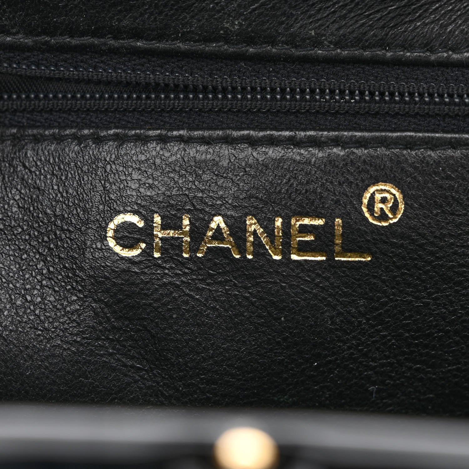 Chanel Patent Quilted Frame Evening Bag Black 6 of 12
