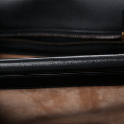 Gucci Calf Hair Leopard Print Shoulder Bag Black 19 of 20