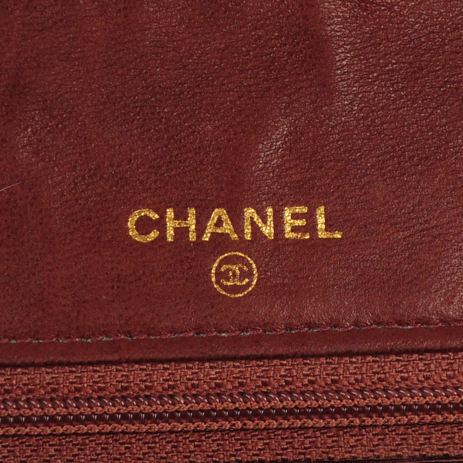 Chanel Caviar Timeless CC Wallet On Chain WOC Dark Brown 6 of 9