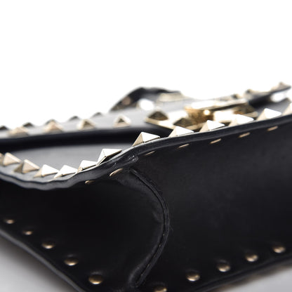 Valentino Garavani Calfskin Rockstud Crossbody Messenger Bag Black 8 of 8