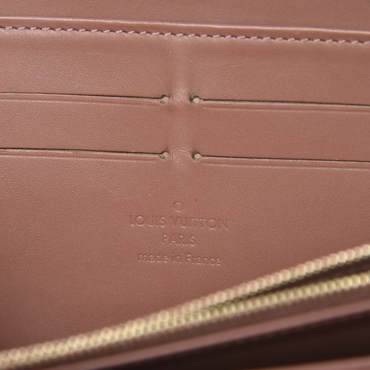Vernis Zippy Wallet Rose Velours