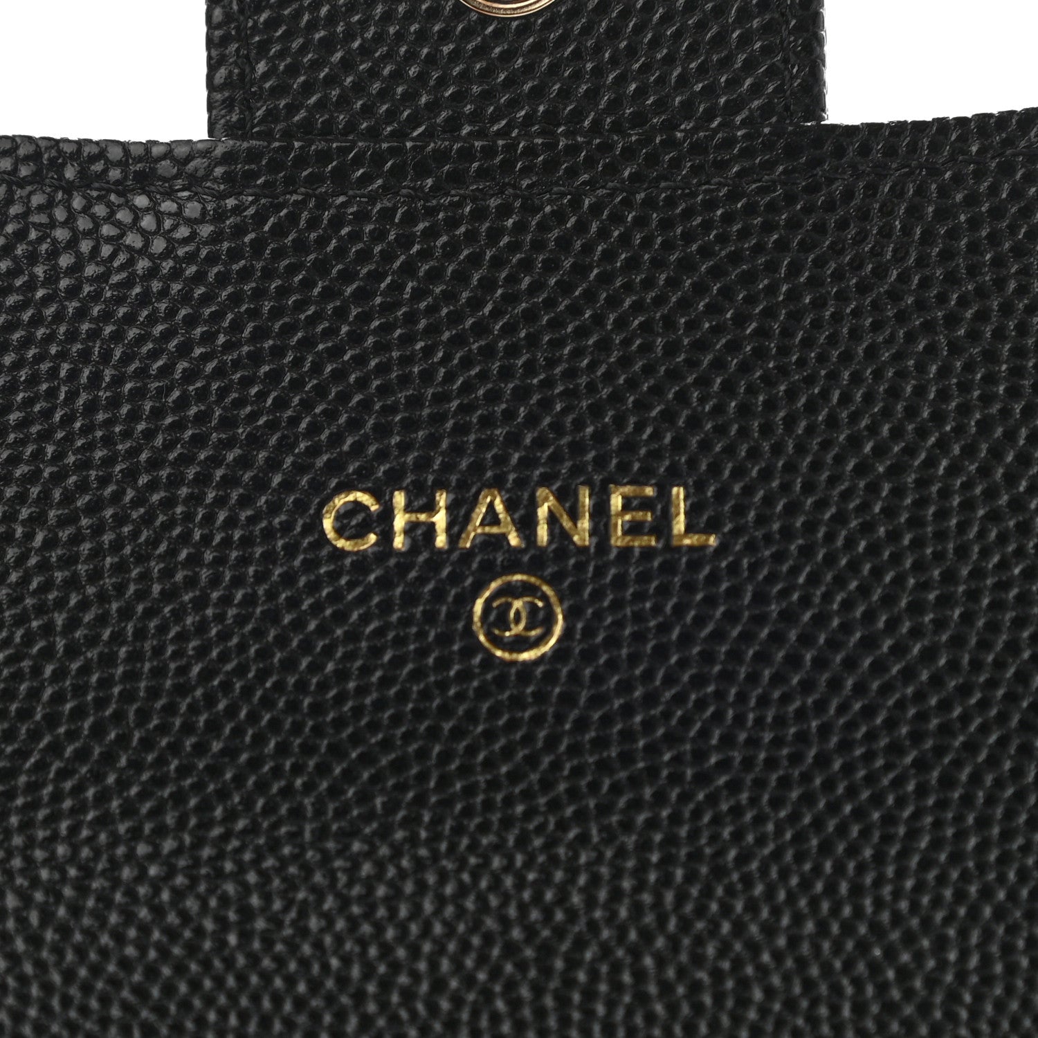 Chanel Caviar Quilted Medium Gusset Flap Wallet Black 6 of 7