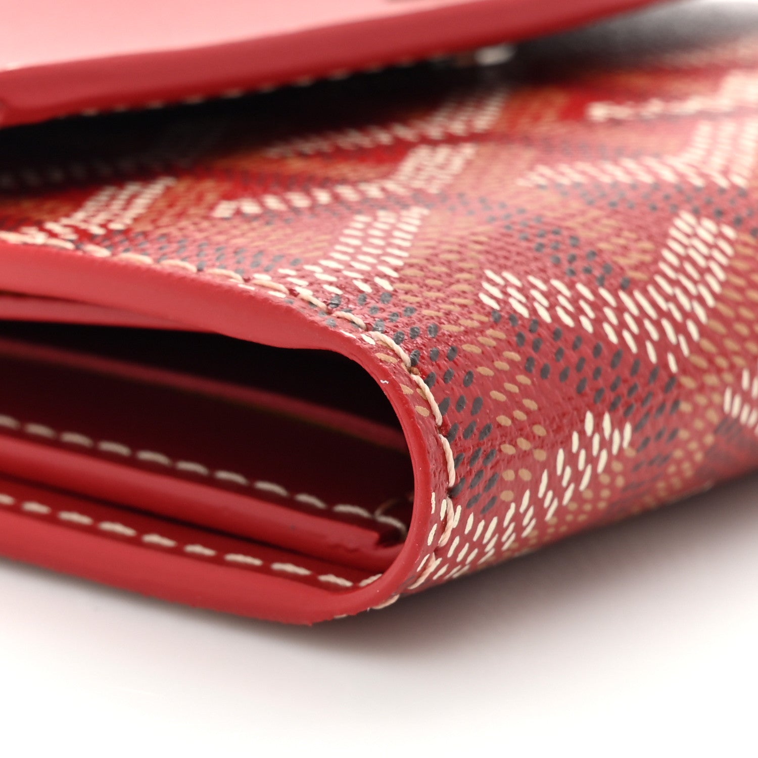 Goyard Goyardine Saint-Gabriel Compact Wallet Red 8 of 9