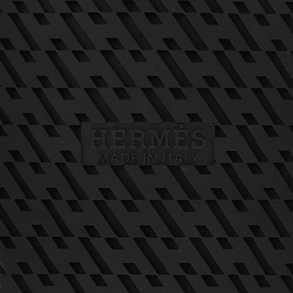 Hermes Calfskin Mens Chypre Sandals 41.5 Black 6 of 10