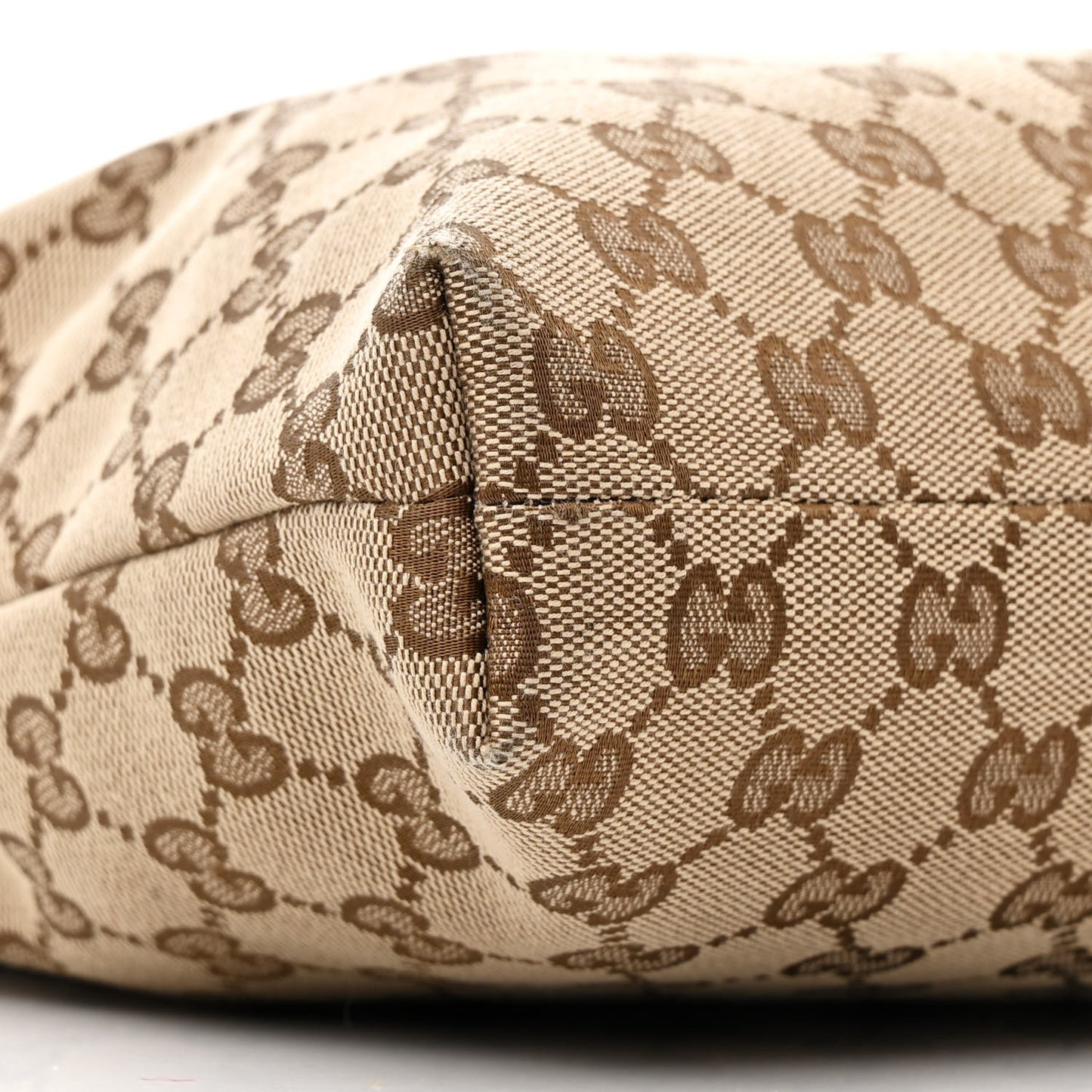 Monogram Medium Flat Messenger Bag Off White
