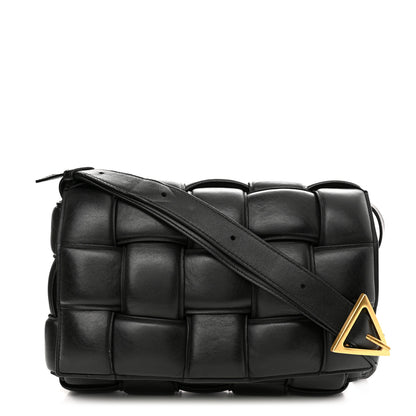 Bottega Veneta Nappa Maxi Intreccio Padded Cassette Crossbody Bag Black 1 of 9