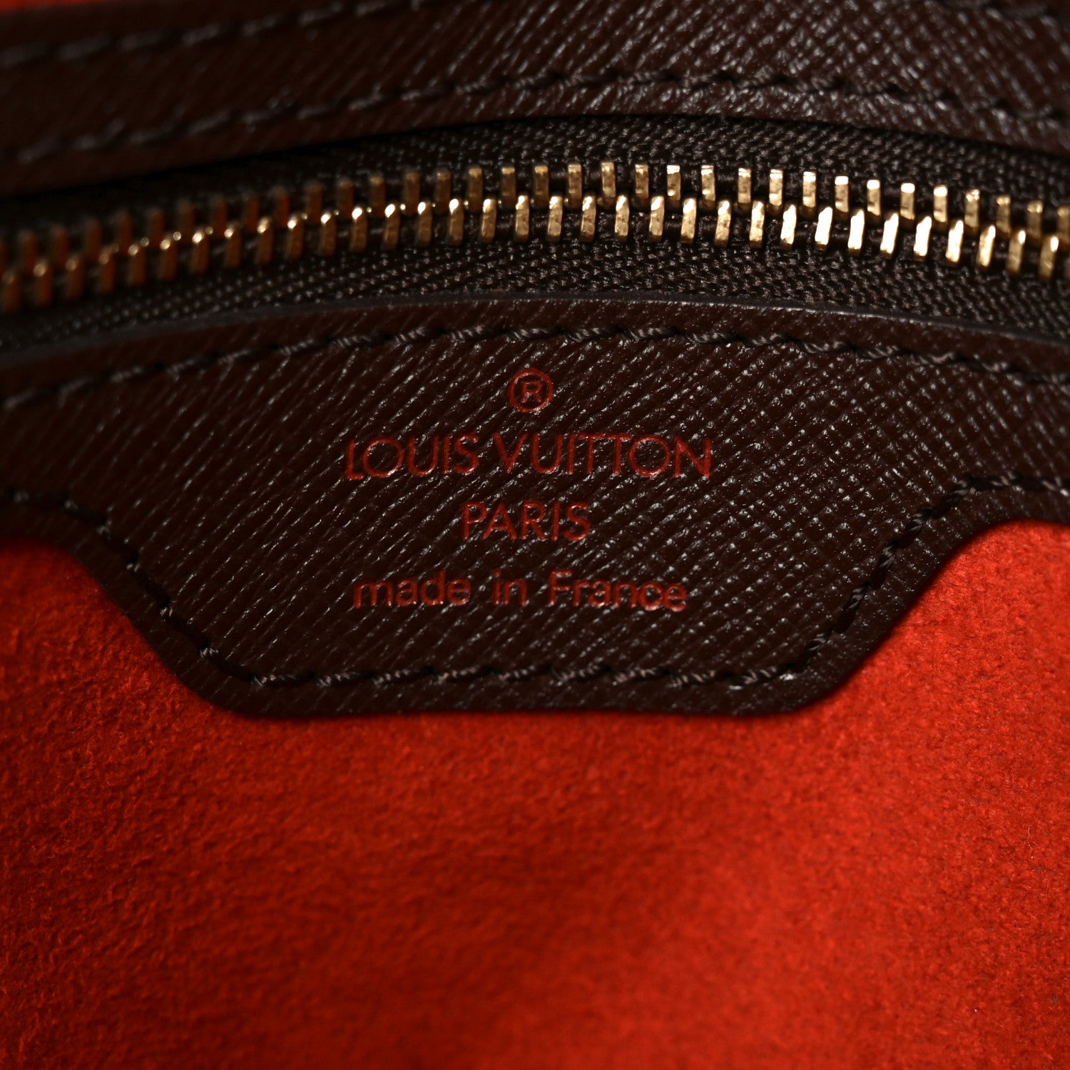 Louis Vuitton Damier Ebene Marais Bucket 23 5 of 9