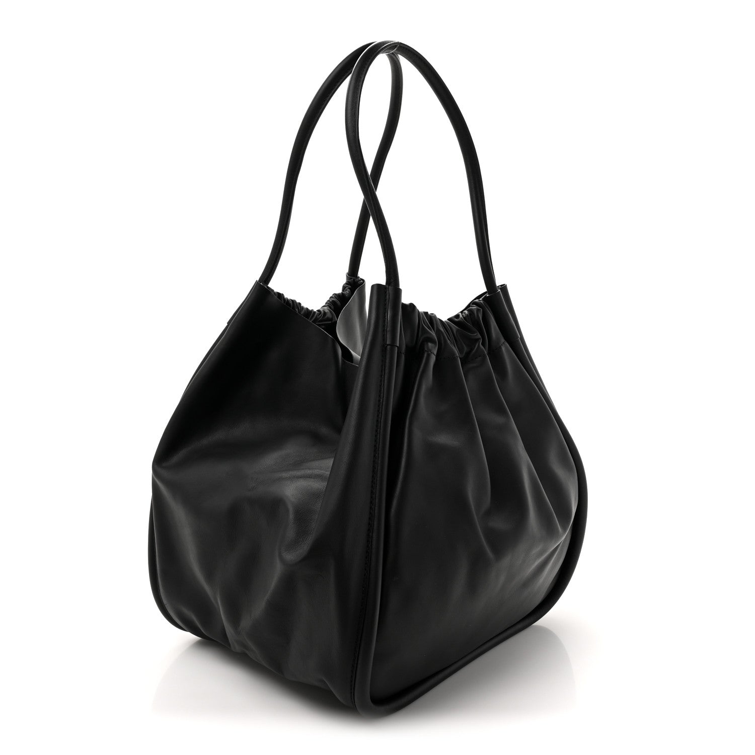 Proenza Schouler Calfskin XL Ruched Tote Black 4 of 10