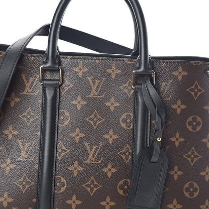 Louis Vuitton Monogram Soufflot MM Black 7 of 9