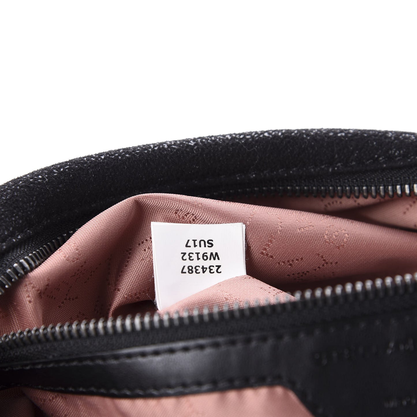 Shaggy Deer Falabella Fold Over Tote Black