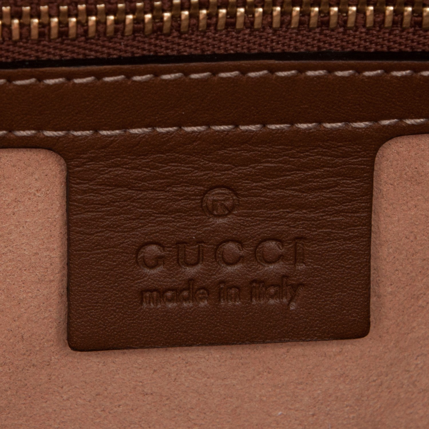 Gucci GG Supreme Monogram Floral Embroidered Small Boston Brown 6 of 7