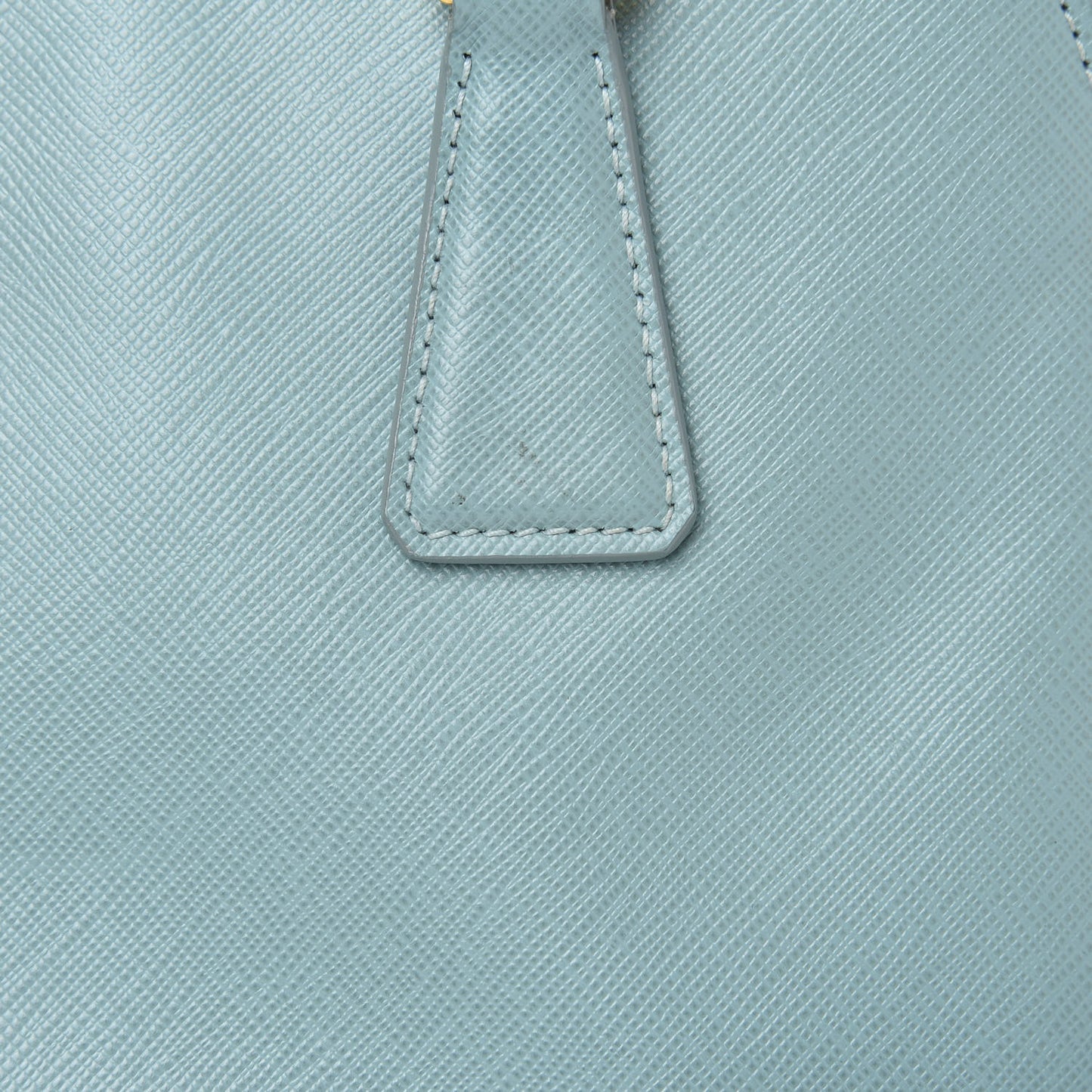 Saffiano Mini Galleria Double Zip Tote Turchese
