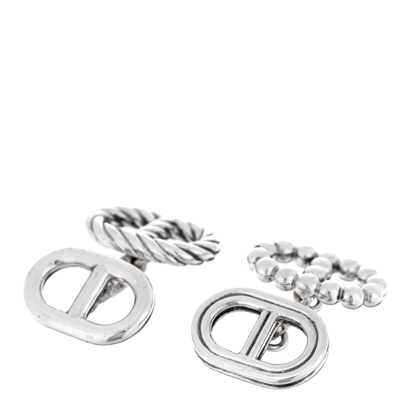 Sterling Silver Chaine d'Ancre Alea II Cufflinks
