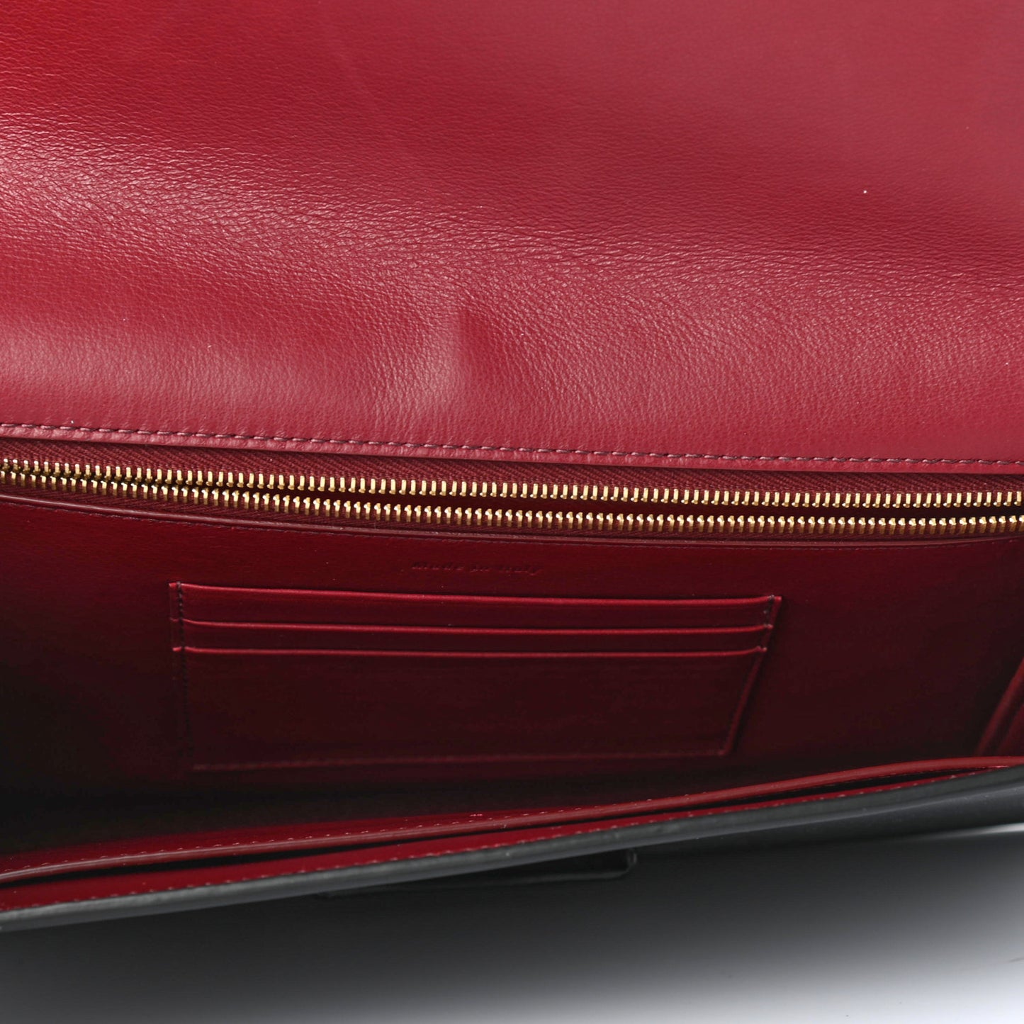 Smooth Calfskin Trotteur Clutch Black