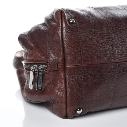 Chanel Caviar Chocolate Bar Quilted Shoulder Bag Brown 10 of 23