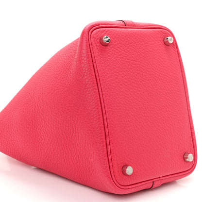 Hermes Taurillon Clemence Picotin Lock 18 PM Rose Extreme 9 of 10