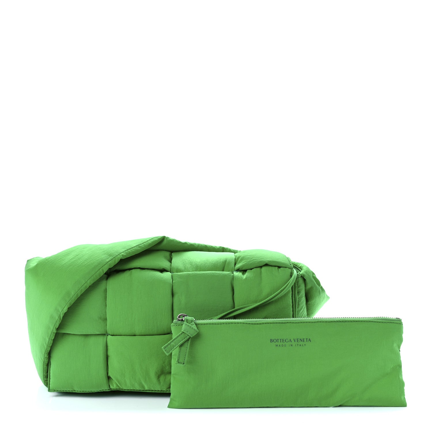 Bottega Veneta Nylon Intrecciato Padded Tech Cassette Bag Parakeet 1 of 13