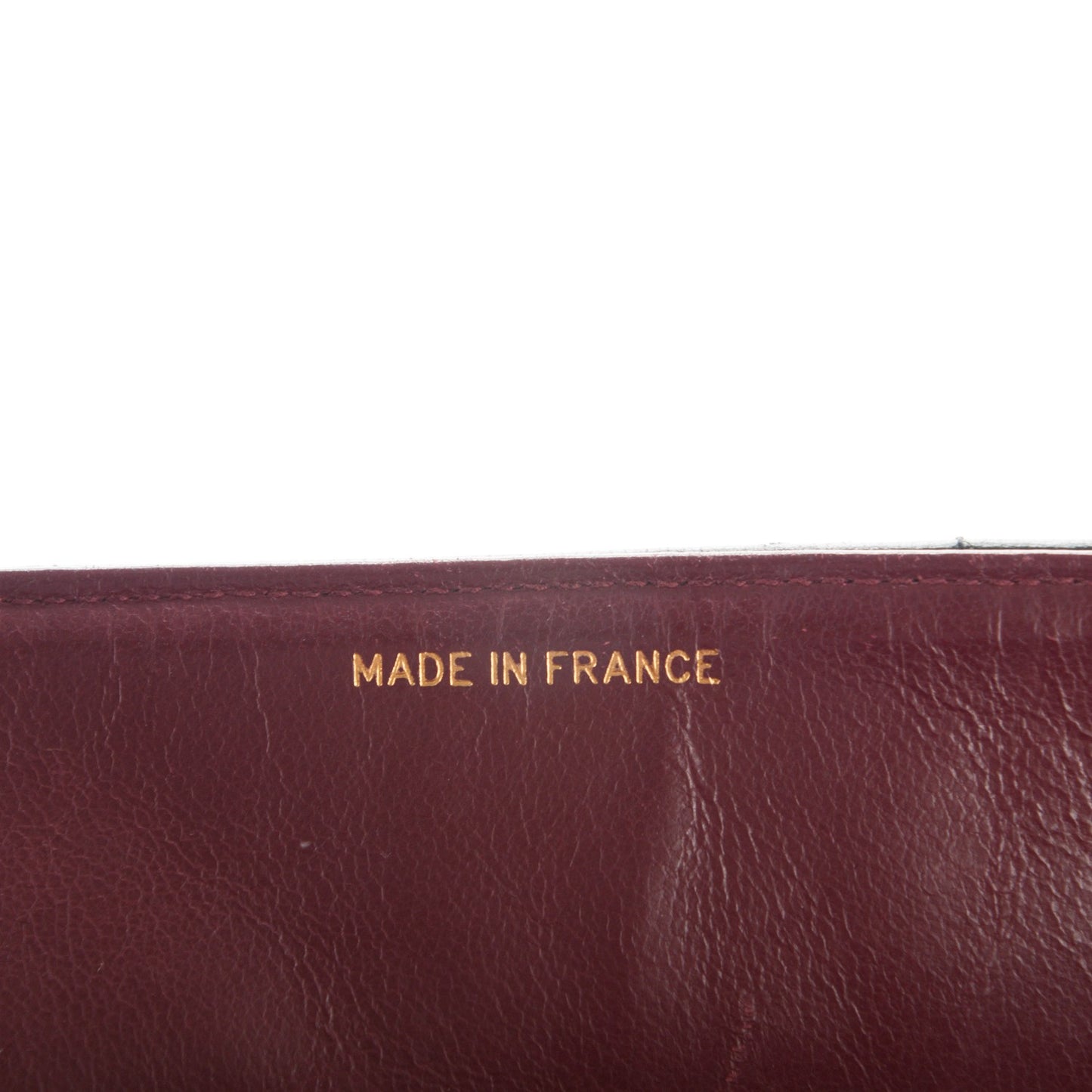 Lambskin Vertical Quilt Jumbo Flap Black