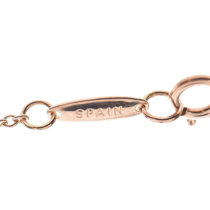 Tiffany 18K Rose Gold Diamond .03ct Elsa Peretti Diamonds by the Yard Pendant Necklace 8 of 8