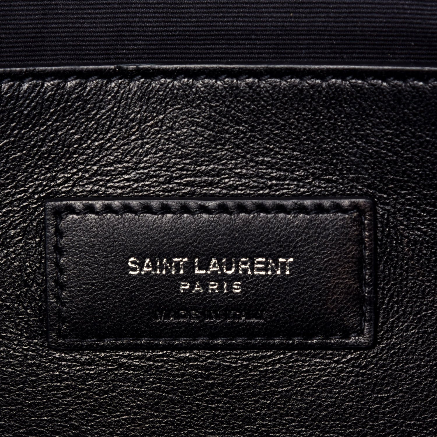 Saint Laurent Grain De Poudre Medium West Hollywood Monogram Fold-Over Palissandre 6 of 9