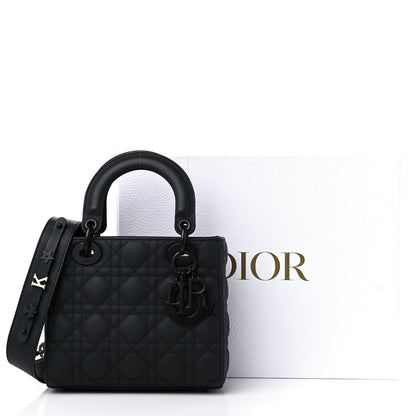 Christian Dior Ultra Matte Calfskin Cannage Small My ABCDior Lady Dior Black 14 of 14
