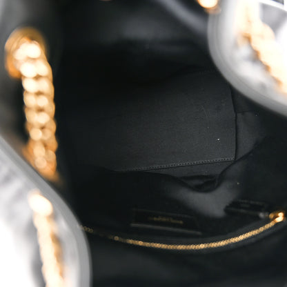 Saint Laurent Lambskin Matelasse Monogram Joe Backpack Black 5 of 11